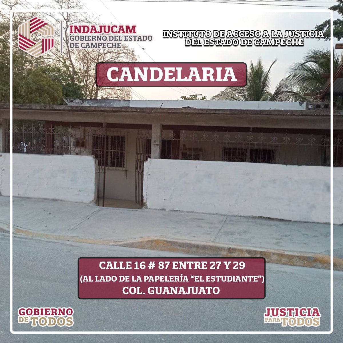 DELEGACIÓN CANDELARIA DEL INDAJUCAM ATENDIÓ 250 ACCIONES EN BENEFICIO DE LA POBLACIÓN