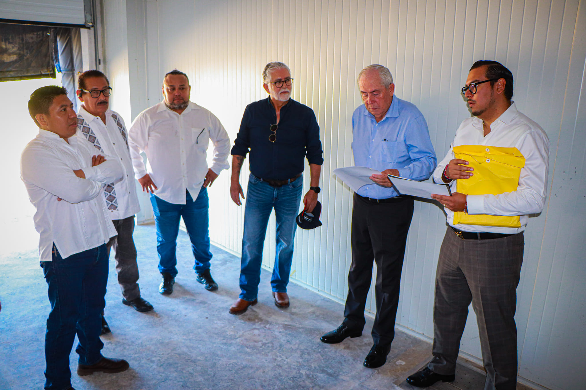 INSPECCIONAN PARQUE INDUSTRIAL DONDE SE INSTALARÁ NUEVA PLANTA PASTEURIZADORA DE LECHE