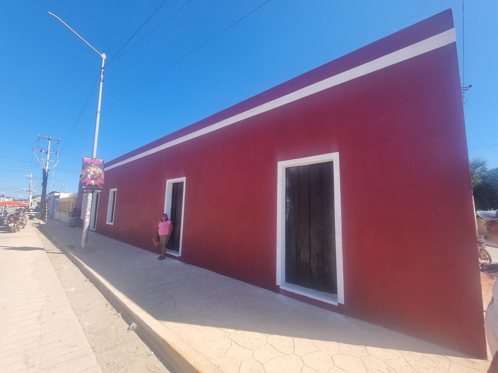 FINALIZA LA RECONSTRUCCIÓN DE COMISARIA EJIDAL EN POMUCH, HECELCHAKÁN