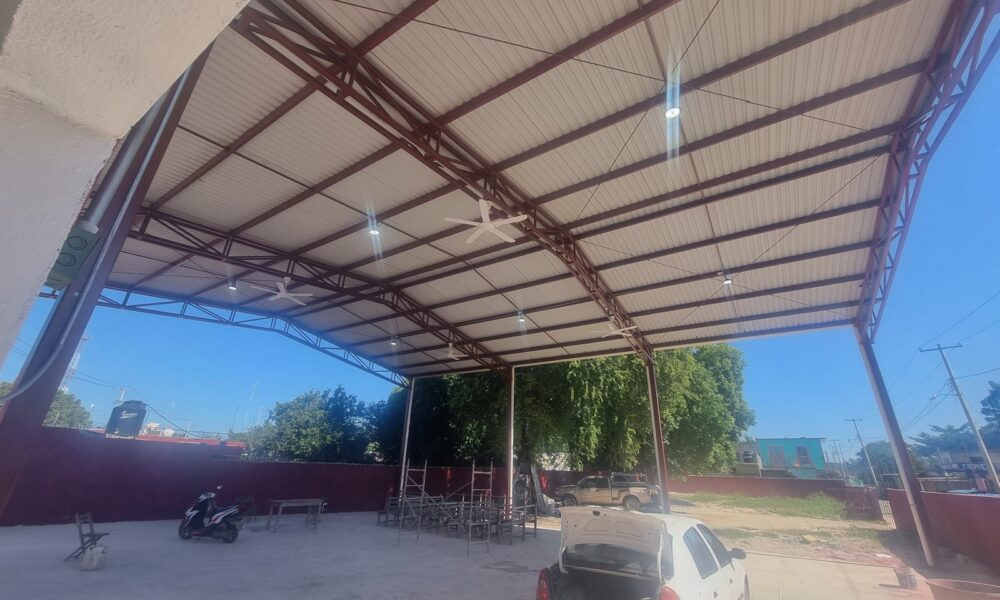 FINALIZA LA RECONSTRUCCIÓN DE COMISARIA EJIDAL EN POMUCH, HECELCHAKÁN