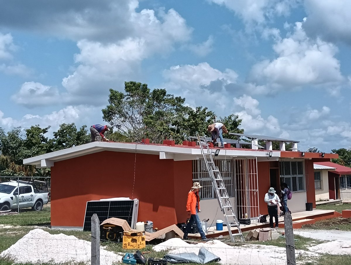 OBRAS EN LA ESCUELA PRIMARIA "JOSÉ LÓPEZ PORTILLO", EN LA COMUNIDAD DE SAN DIMAS, CANDELARIA