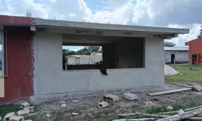 OBRAS EN LA ESCUELA PRIMARIA "JOSÉ LÓPEZ PORTILLO", EN LA COMUNIDAD DE SAN DIMAS, CANDELARIA
