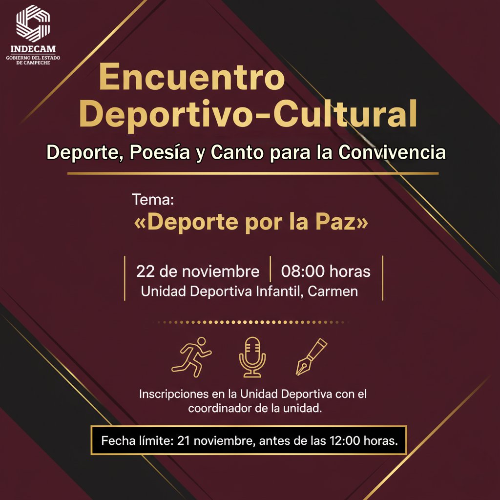 CONVOCAN A CARMELITAS AL ENCUENTRO DEPORTIVO-CULTURAL “DEPORTE POR LA PAZ”