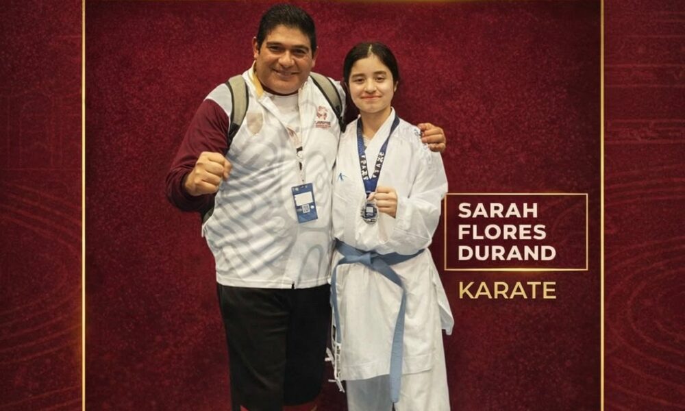 SARAH FLORES CLASIFICA AL CENTROAMERICANO DE KARATE EN REPÚBLICA DOMINICANA