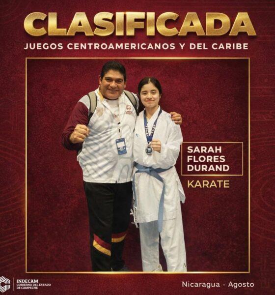 SARAH FLORES CLASIFICA AL CENTROAMERICANO DE KARATE EN REPÚBLICA DOMINICANA