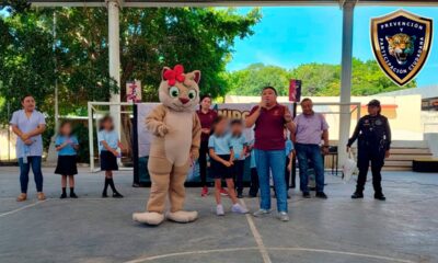 POLICÍA ESTATAL REALIZA JORNADA DE PREVENCIÓN EN LA H. PÉREZ MARTÍNEZ
