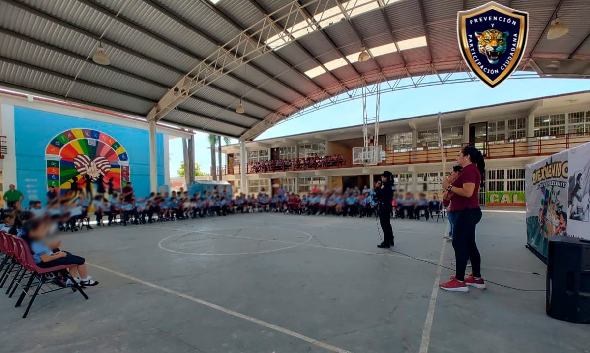 POLICÍA ESTATAL REALIZA JORNADA DE PREVENCIÓN EN LA H. PÉREZ MARTÍNEZ
