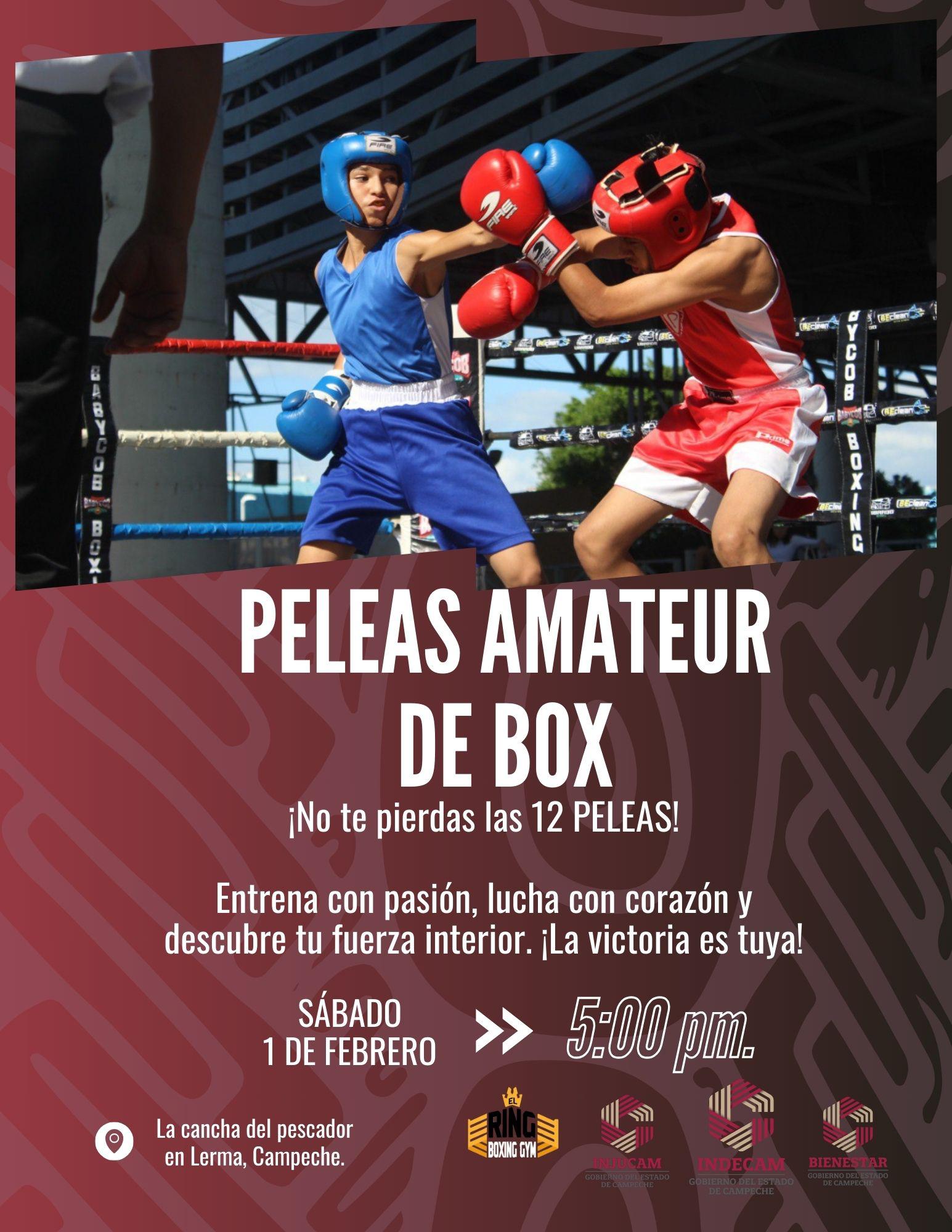 ANUNCIAN 12 PELEAS EN FUNCIÓN DE BOX AMATEUR, EN LERMA