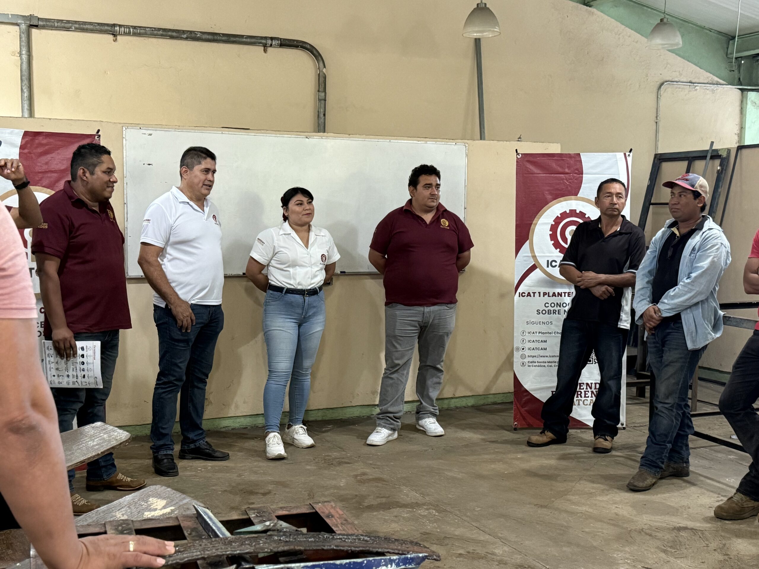 FORTALECIENDO EL FUTURO: ENTREGA DE CONSTANCIAS DEL CURSO DE SOLDADURA EN PROCESOS ESPECIALES TIG Y MIG EN EL ICAT PLANTEL CHAMPOTÓN