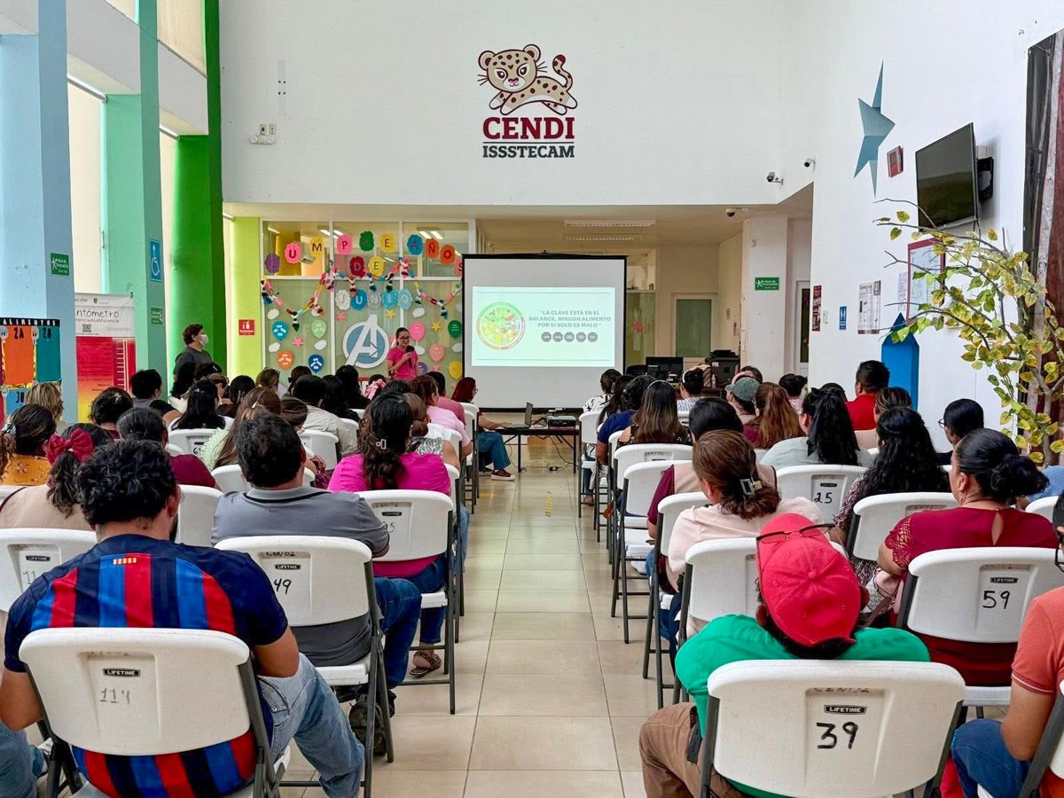 PLÁTICA INFORMATIVA SOBRE CUIDADO DE ALIMENTACIÓN EN CENDI ISSSTECAM
