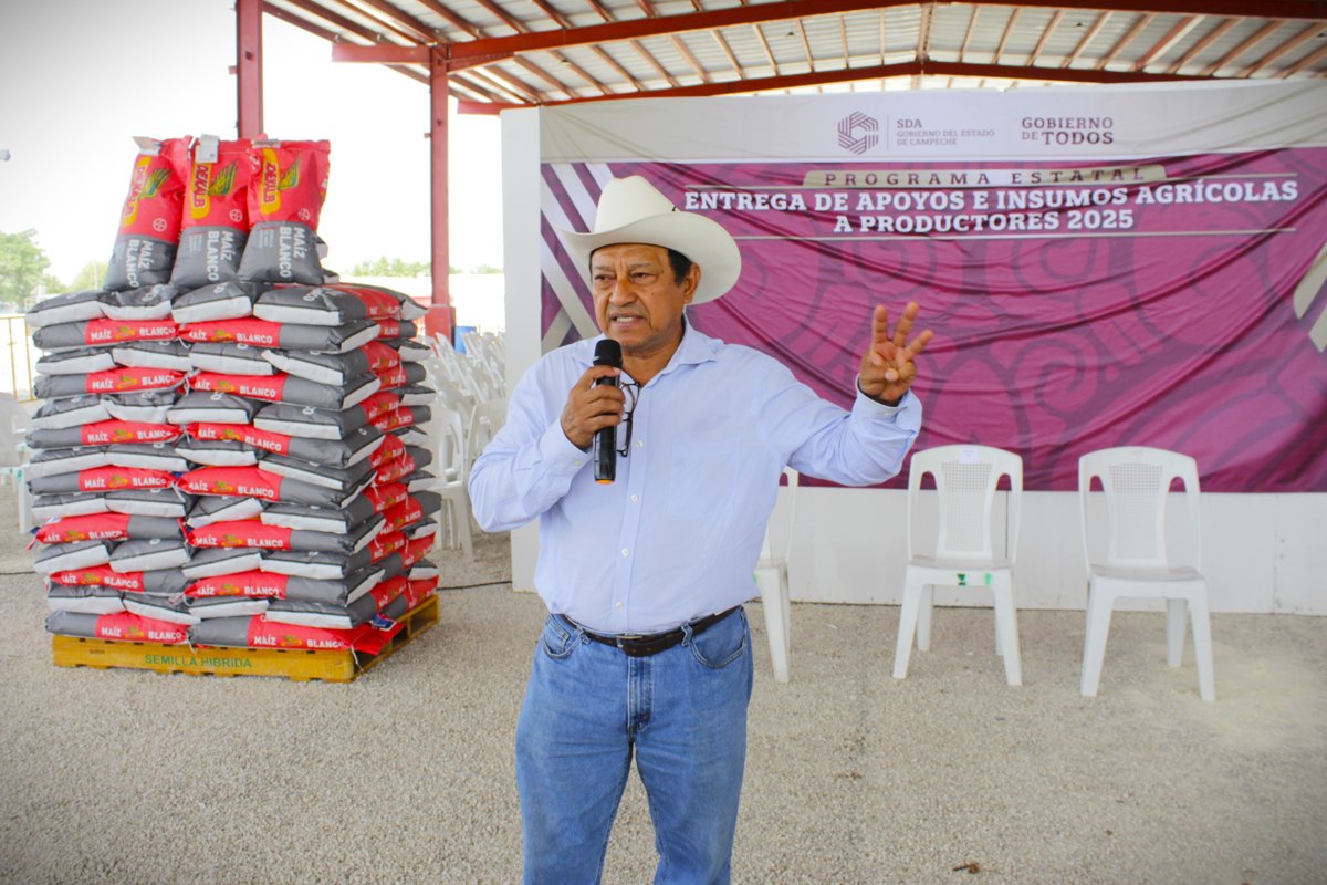 INICIA ENTREGA DE SEMILLAS DE MAÍZ EN EL MUNICIPIO DE ESCÁRCEGA
