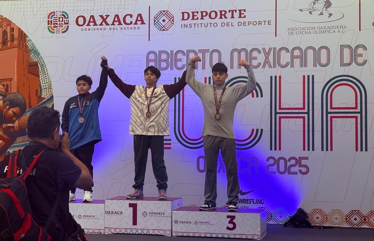 COSECHAN CAMPECHANOS OCHO MEDALLAS EN ABIERTO MEXICANO DE LUCHAS EN OAXACA