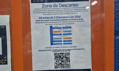 STPSCAM REFUERZA VERIFICACIONES SOBRE EL CUMPLIMIENTO DE LA “LEY SILLA” EN CENTROS DE TRABAJO