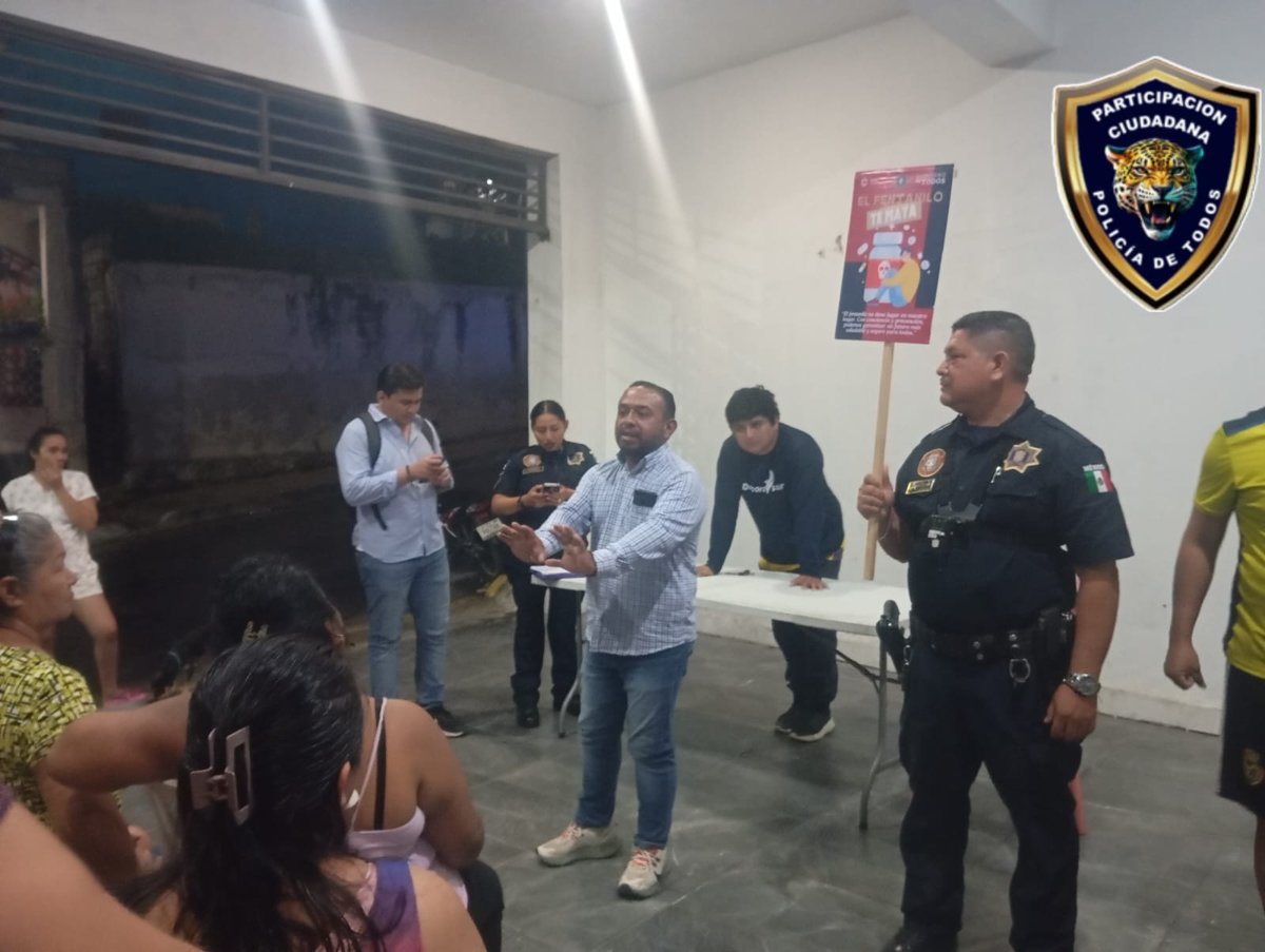 POLICÍA ESTATAL FORTALECE LA PROXIMIDAD CIUDADANA EN LA COLONIA KANISTÉ