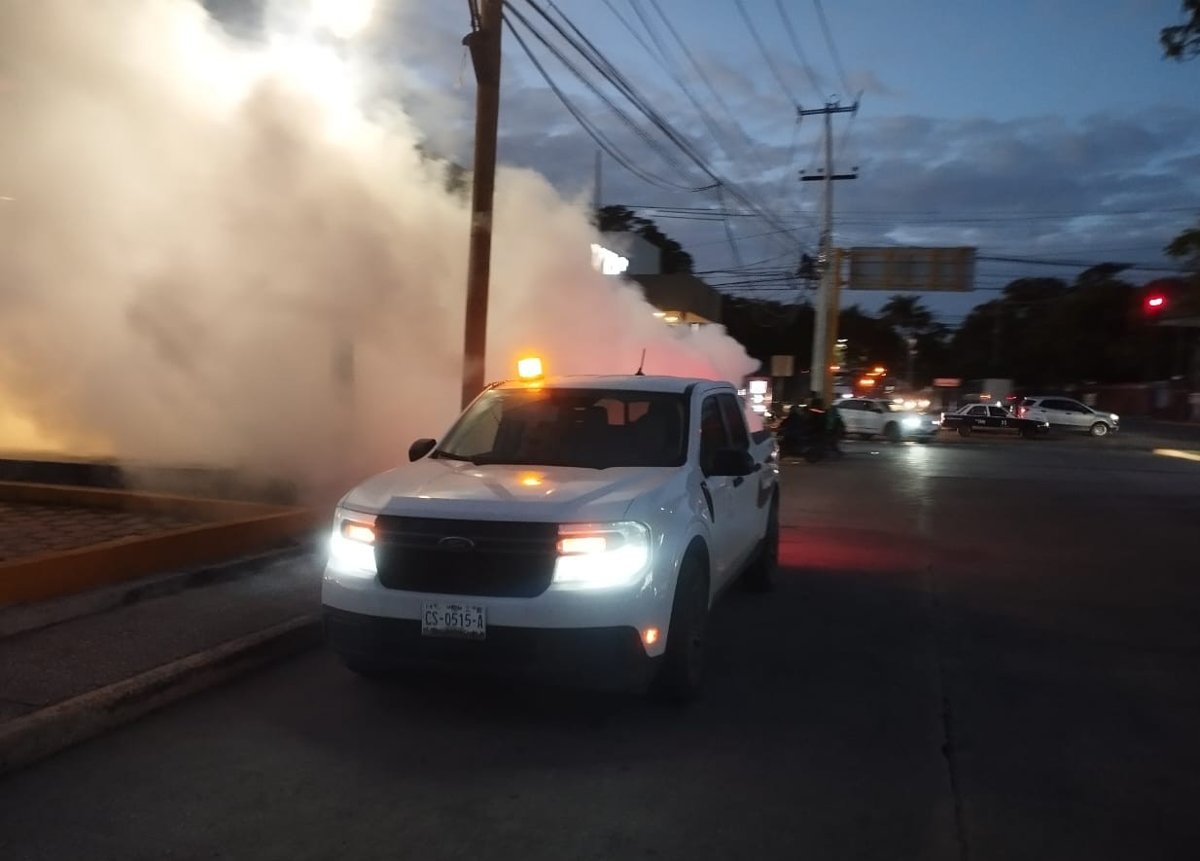 REFUERZAN NEBULIZACIÓN EN 147 LOCALIDADES PARA COMBATIR EL DENGUE