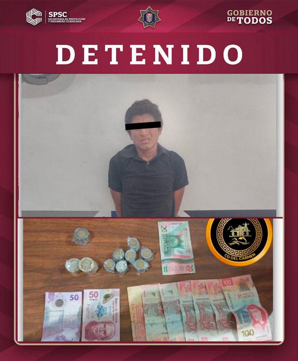 POLICÍAS DETIENEN A RESPONSABLE DE ROBO A OXXO EN LA COLONIA ELECTRICISTAS