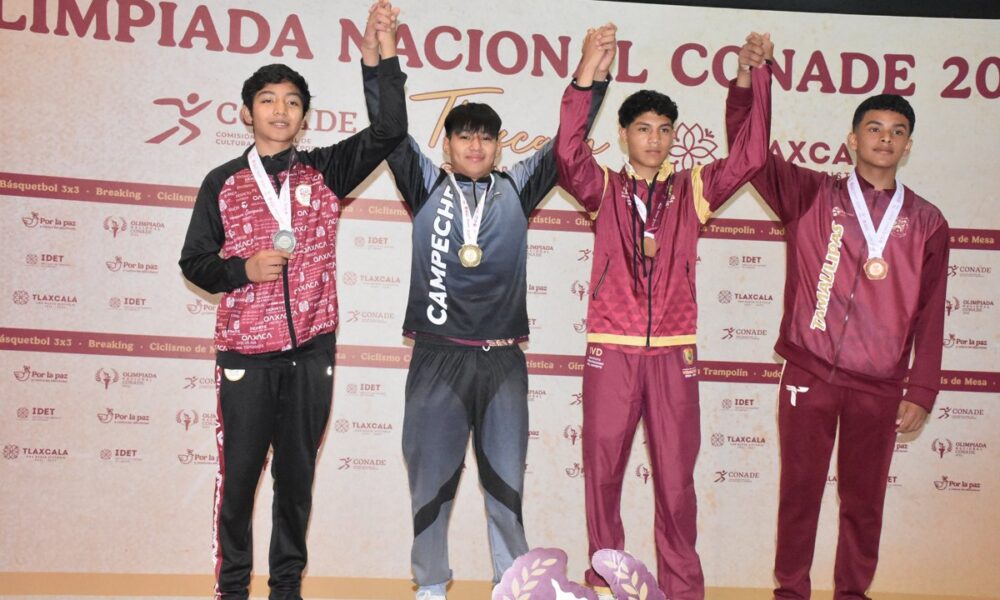 SIETE MEDALLAS PARA CAMPECHE EN EL ARRANQUE DEL JUDO EN OLIMPIADA NACIONAL CONADE 2025