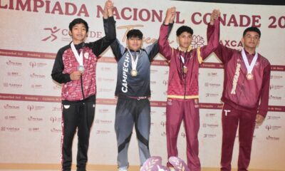 SIETE MEDALLAS PARA CAMPECHE EN EL ARRANQUE DEL JUDO EN OLIMPIADA NACIONAL CONADE 2025