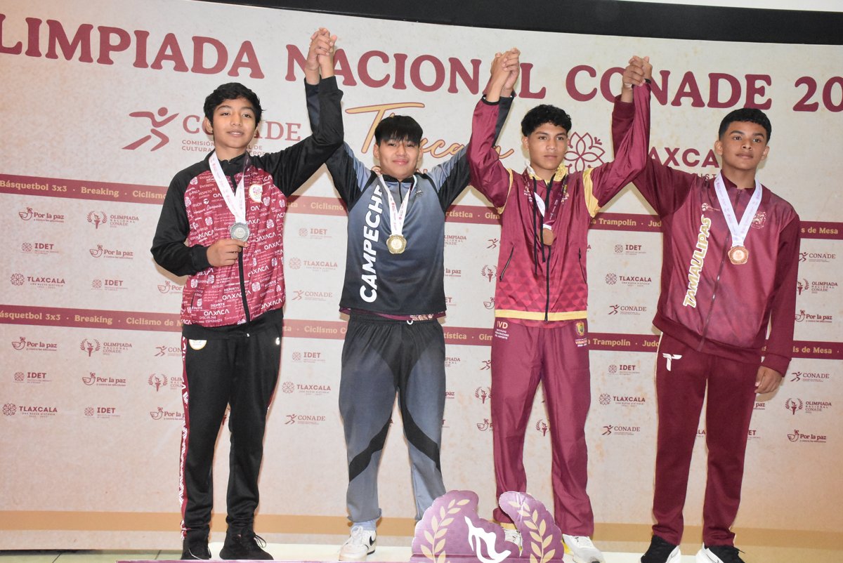 SIETE MEDALLAS PARA CAMPECHE EN EL ARRANQUE DEL JUDO EN OLIMPIADA NACIONAL CONADE 2025