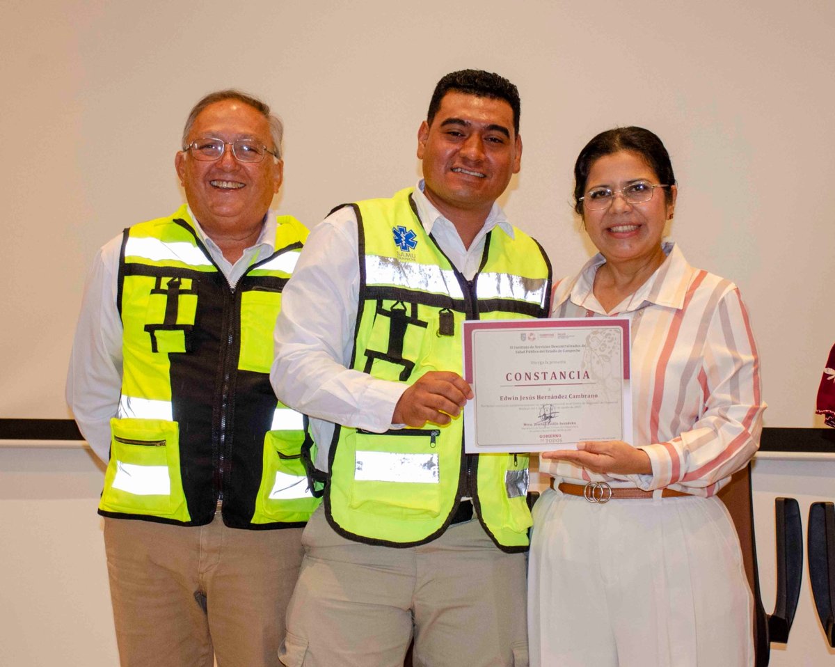 CONCLUYEN ESTADÍA EN EL CRUM-SAMU, ESTUDIANTES DE TSU EN PARAMÉDICO