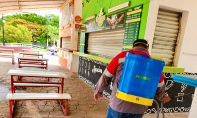 REFUERZA FUMIGACIÓN EN PARQUES
