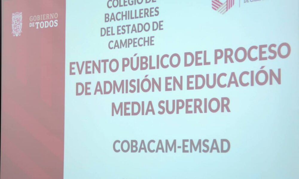PROCESO DE ADMISIÓN DE DOCENTES DE NUEVO INGRESO EN COBACAM