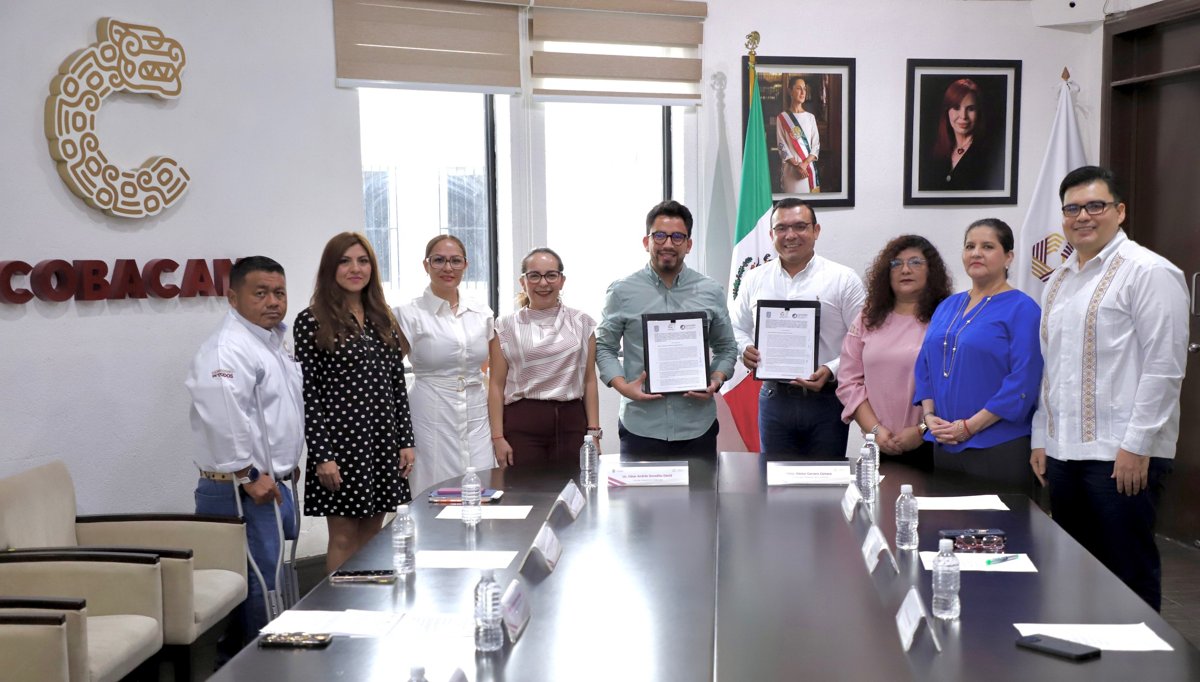 FIRMA DE CONVENIO COBACAM-COTAIPEC