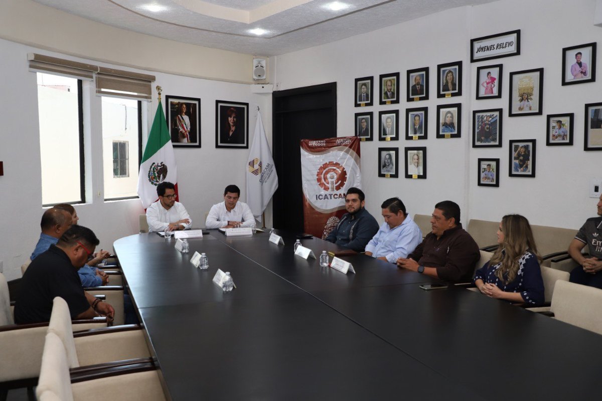 ICATCAM Y COBACAM ESTABLECEN CONVENIO EN BENEFICIO DE LA CAPACITACIÓN DE JÓVENES ESTUDIANTES DEL ESTADO