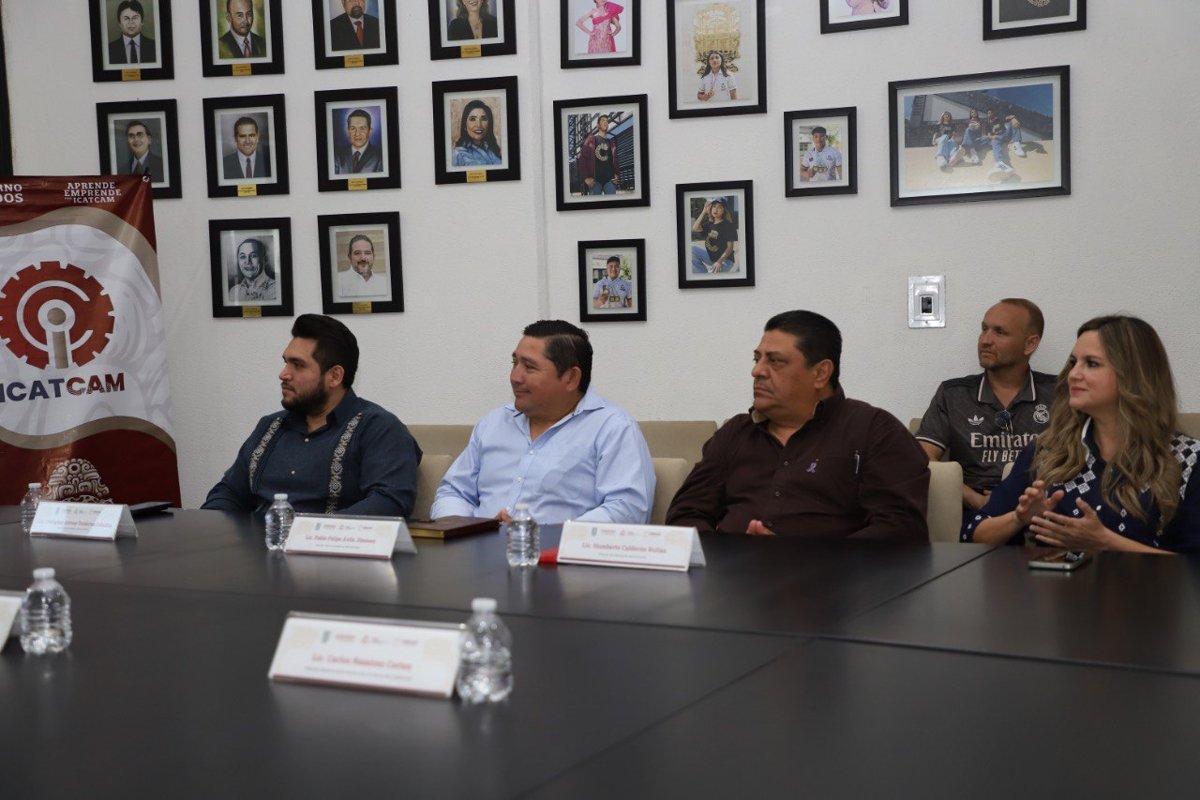 ICATCAM Y COBACAM ESTABLECEN CONVENIO EN BENEFICIO DE LA CAPACITACIÓN DE JÓVENES ESTUDIANTES DEL ESTADO