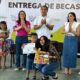 108 ESTUDIANTES DE CHAMPOTÓN RECIBEN BECAS EDUCATIVAS CON EL RESPALDO DEL GOBIERNO DEL ESTADO Y LA FUNDACIÓN PABLO GARCÍA