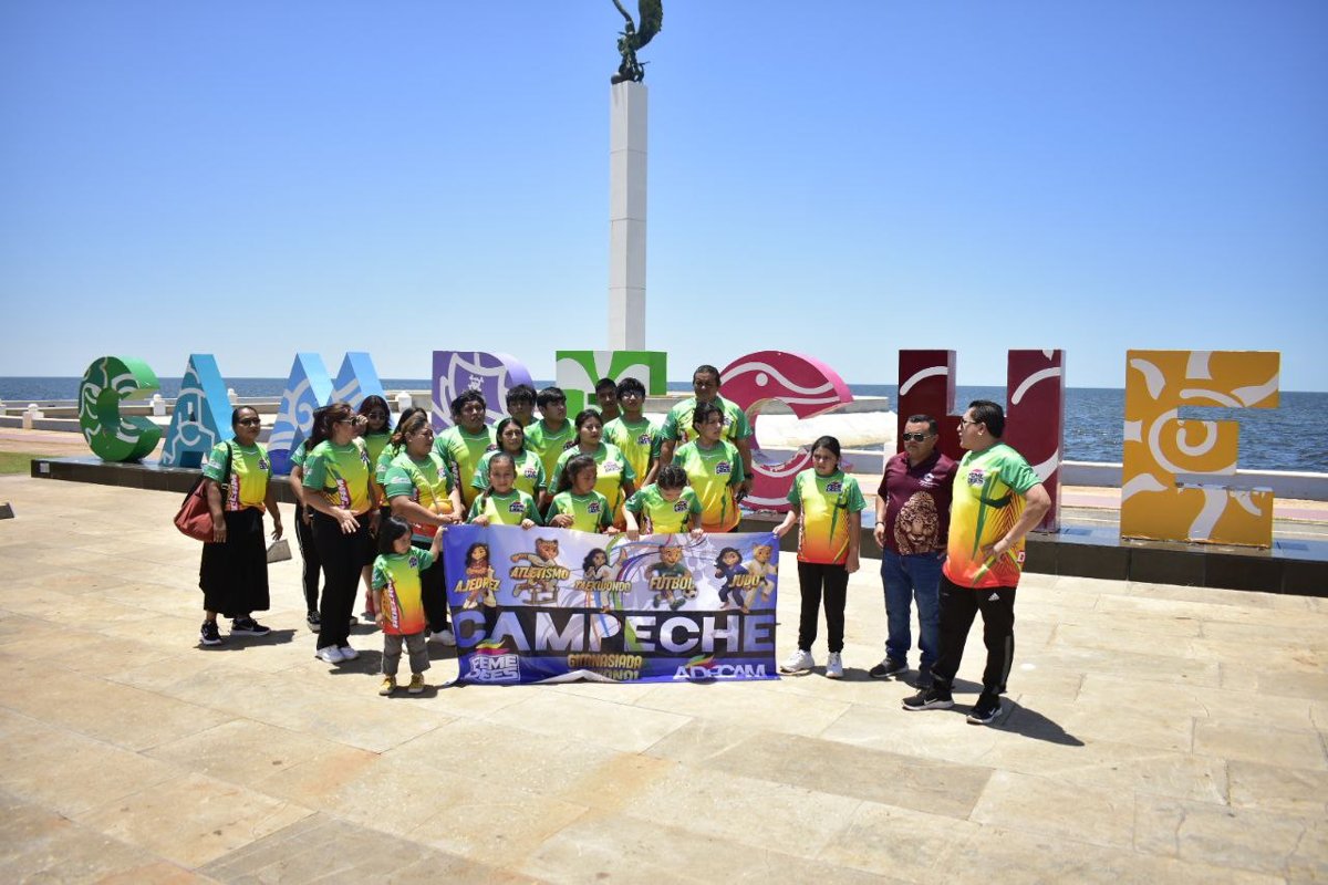 PARTIÓ DELEGACIÓN CAMPECHANA A LA GIMNASIADA NACIONAL 2025