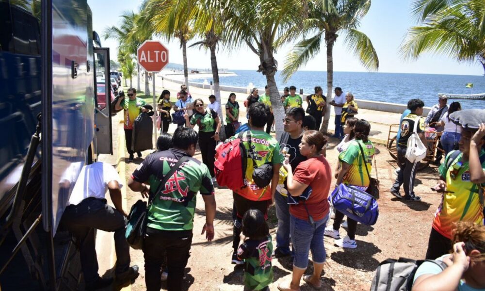 PARTIÓ DELEGACIÓN CAMPECHANA A LA GIMNASIADA NACIONAL 2025