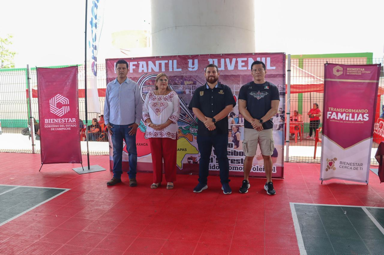 CIRCUITO DE VOLEIBOL DEL SURESTE REÚNE A CIENTOS DE DEPORTISTAS EN LA UNIDAD DEPORTIVA “20 DE NOVIEMBRE”