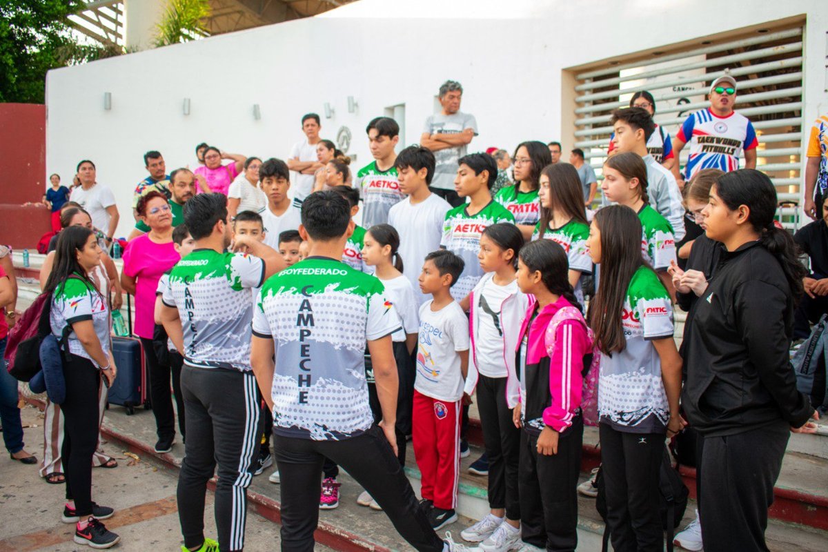 VIAJA AL REGIONAL LA SELECCIÓN CAMPECHANA DE TAE KWON DO
