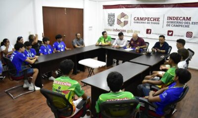 INDECAM CELEBRA HISTÓRICO TRIUNFO DEL SELECTIVO SUB-15 DE CAMPECHE EN LA GIMNASIADA NACIONAL