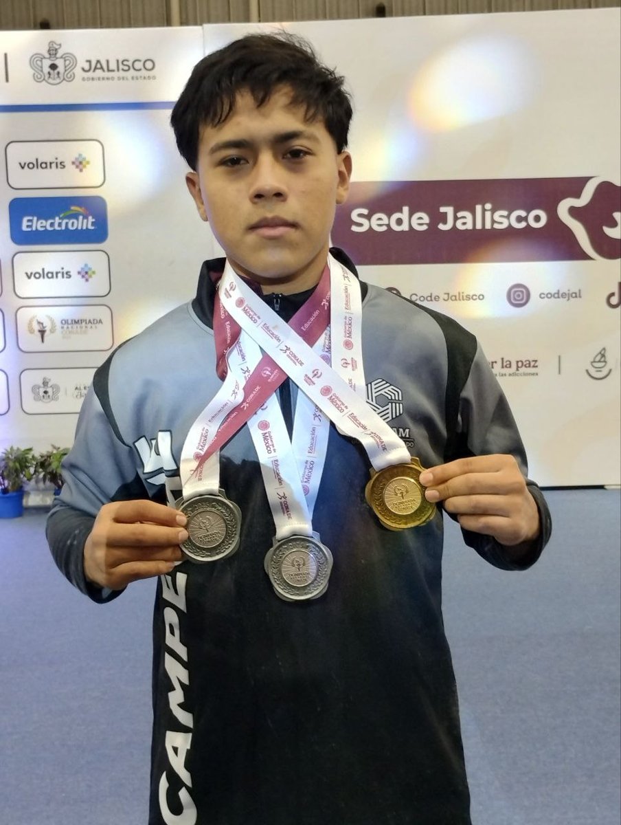 LLUVIA DE MEDALLAS PARA CAMPECHE, 10 DE ORO, 6 DE PLATA Y 3 DE BRONCE, EN LA ON DE HALTEROFILIA