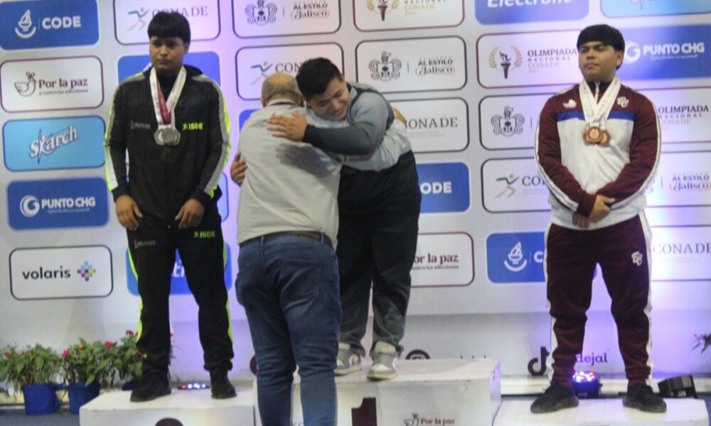 CIERRA PESAS CON 6 DE ORO, UNA PLATA Y UN BRONCE, EN LA OLIMPIADA NACIONAL DE HALTEROFILIA