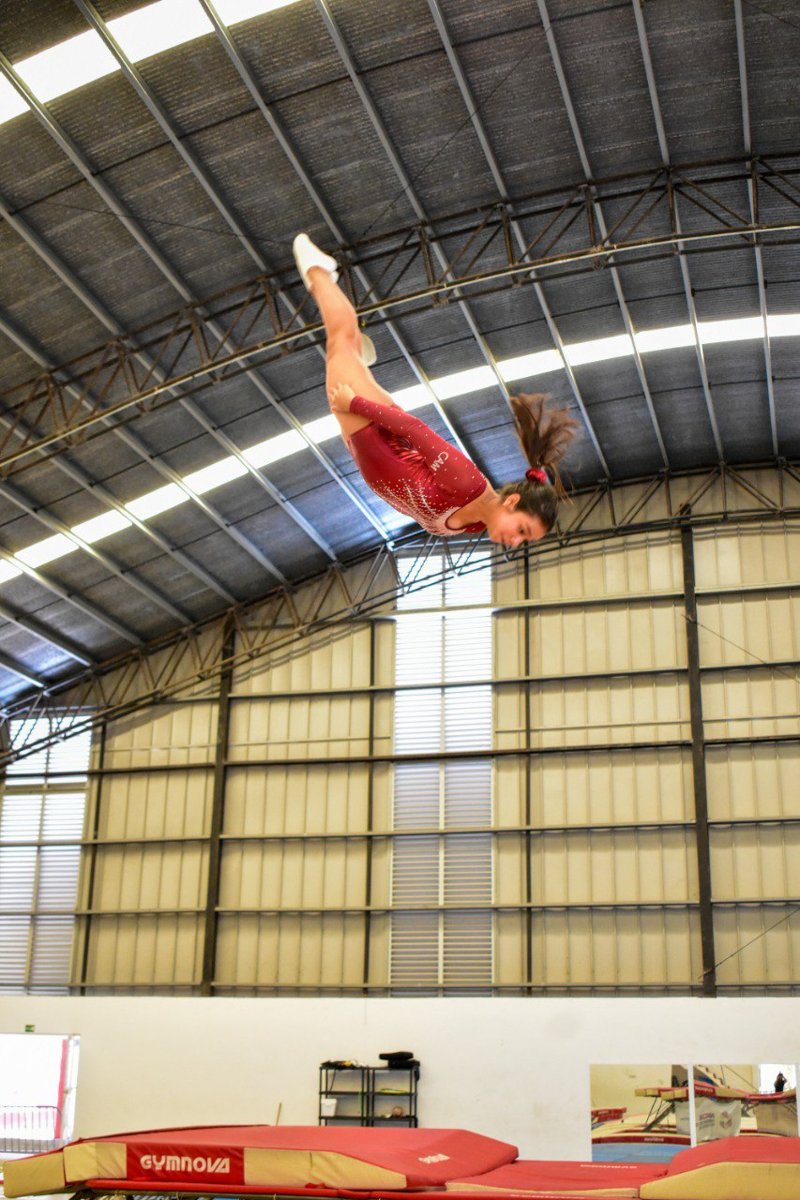 CAROLINA CARRILLO, A LA COPA DE GIMNASIA DE TRAMPOLÍN, EN OAXTEPEC, MORELOS