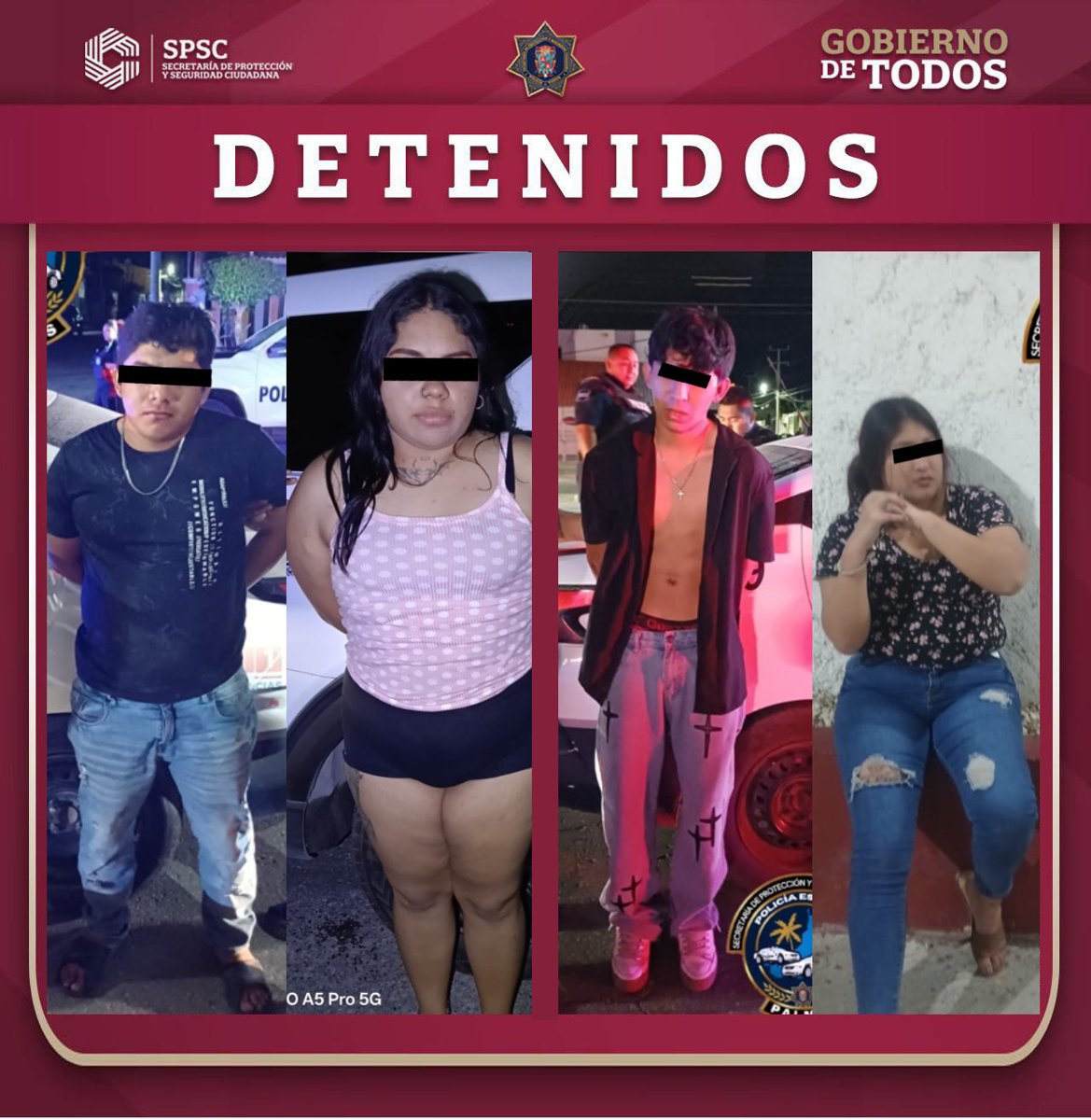 RIÑA EN PRESIDENTES DE MÉXICO CULMINA CON PERSONAS PUESTAS A DISPOSICIÓN