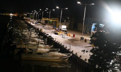 INSTALA APICAM ILUMINACIÓN CON TECNOLOGÍA LED EN EL PUERTO DE CHAMPOTÓN
