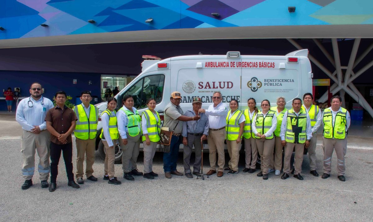 FORTALECEN ATENCIÓN MÉDICA PREHOSPITALARIA CON REASIGNACIÓN DE AMBULANCIA A TIKINMUL