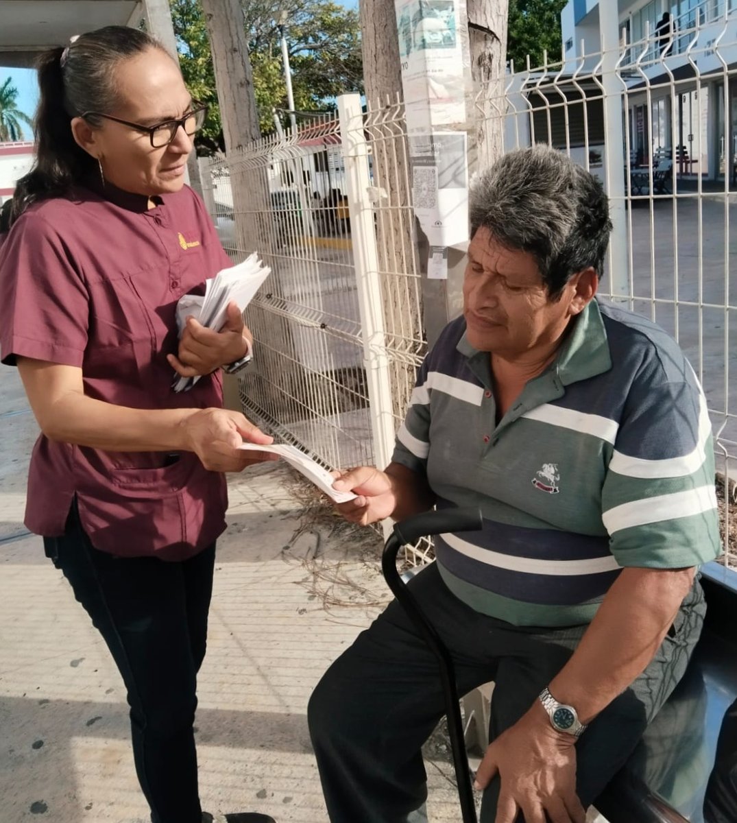 REALIZAN PROMOCIÓN DE LA SALUD EN SITIOS PÚBLICOS DE CAMPECHE