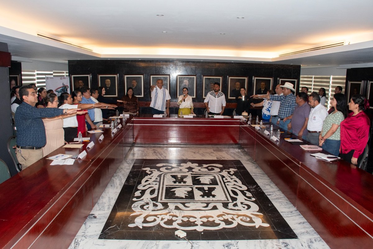 INTEGRAN LA RED CAMPECHANA DE MUNICIPIOS POR LA SALUD 2025-2027