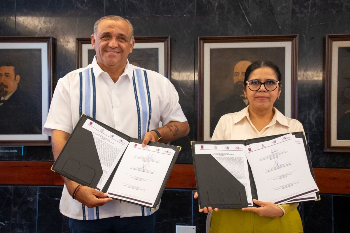 INTEGRAN LA RED CAMPECHANA DE MUNICIPIOS POR LA SALUD 2025-2027