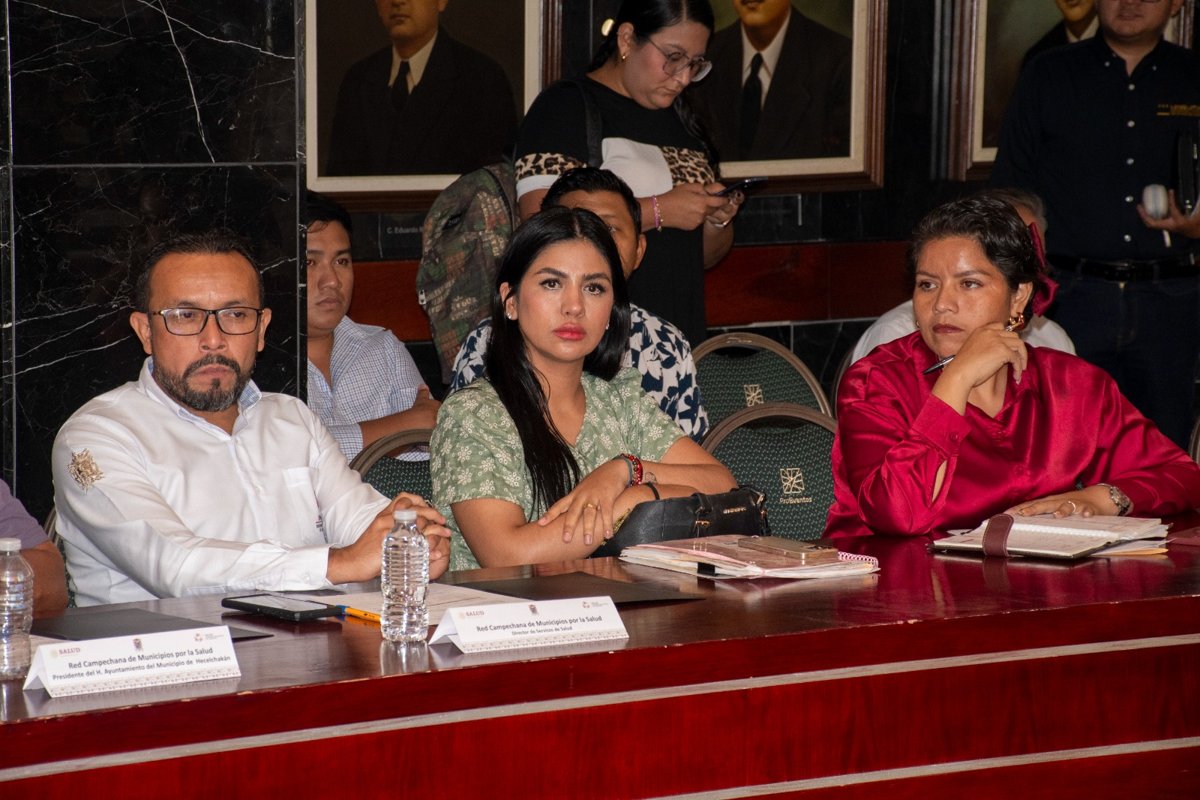 INTEGRAN LA RED CAMPECHANA DE MUNICIPIOS POR LA SALUD 2025-2027