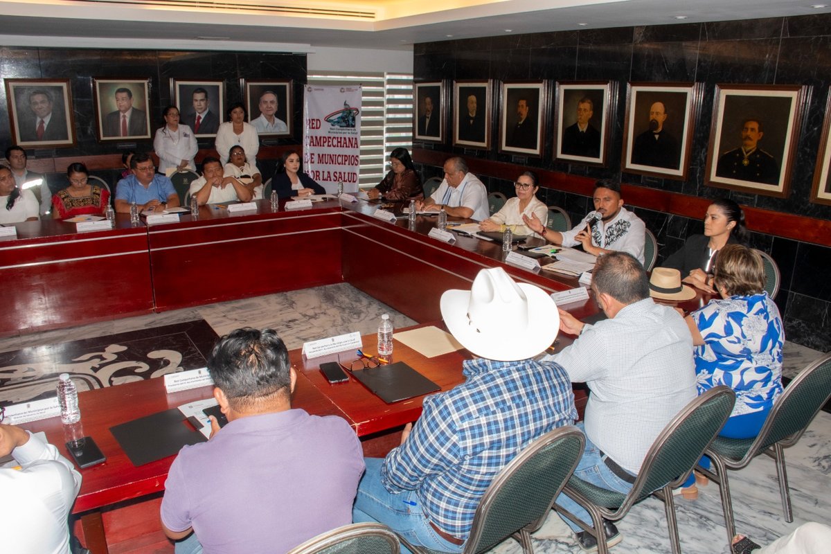 INTEGRAN LA RED CAMPECHANA DE MUNICIPIOS POR LA SALUD 2025-2027