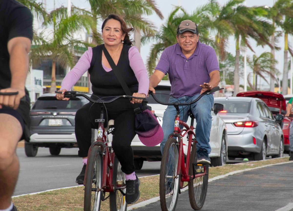 REALIZAN RODADA 3XMISALUD EN MALECÓN DE CAMPECHE