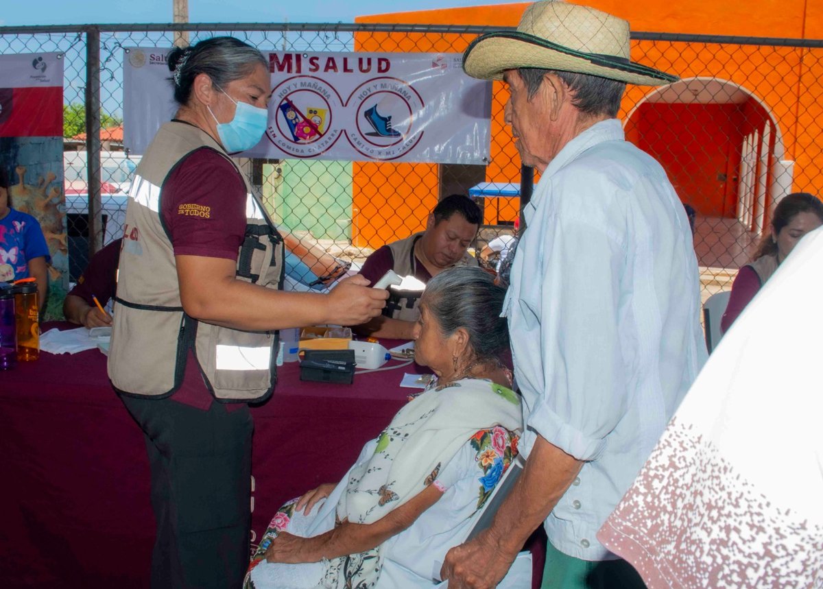 REFUERZAN COBERTURA MÉDICA EN BACABCHÉN CON SALUD EN TU BARRIO