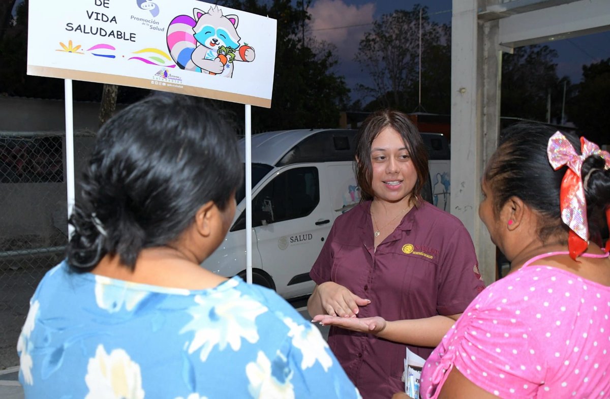 BENEFICIAN A POBLACIÓN DE CHEMBLÁS CON SALUD EN TU BARRIO