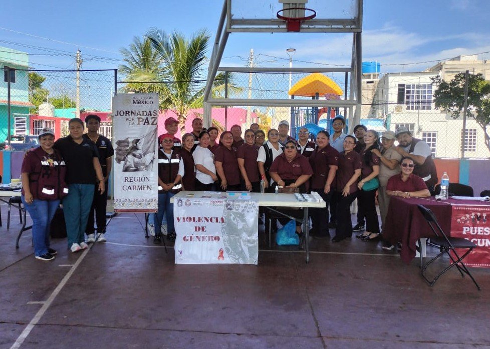 MANTIENEN ACCIONES DE SALUD EN TU BARRIO EN MUNICIPIO DE CARMEN